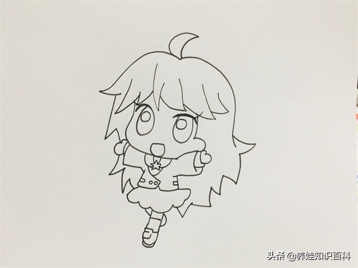 身体全身像的画法是什么？漫画人物教程来了，喜欢的小朋友学学哦