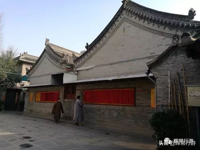 西安市东大街著名寺院卧龙寺,西安古寺青龙寺