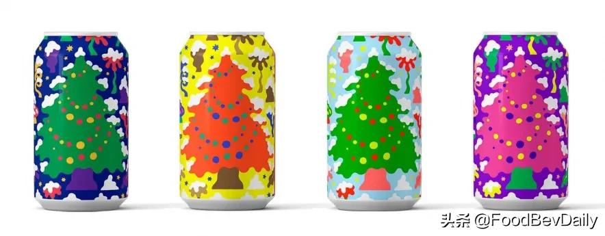 可口可乐、星巴克、Meco......9款圣诞食品饮料包装
