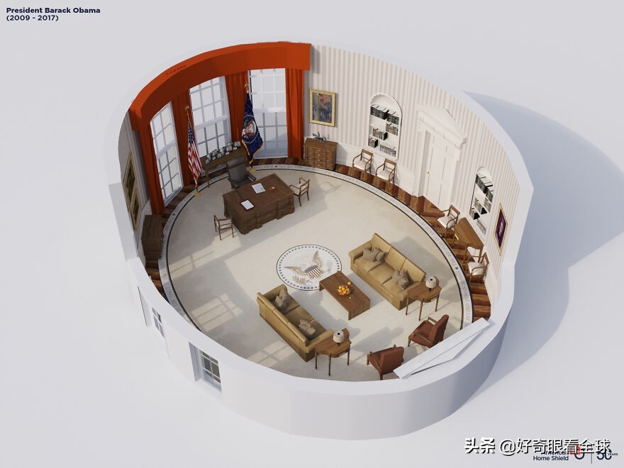 盘点特朗普拜登,拜登布置办公室与特朗普有何不同