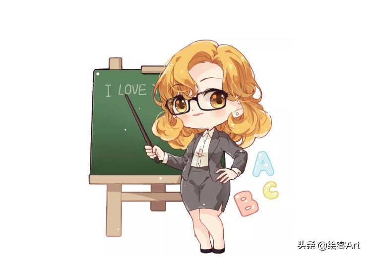 萌值爆表的Q版人物脑袋画法全解析，你确定不来pick一下？