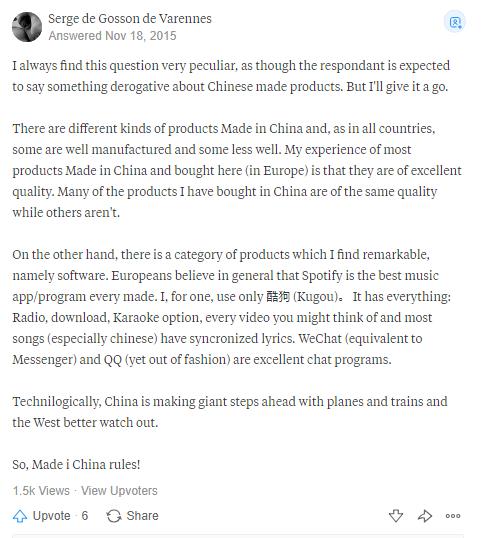 外国人对中国制造都是怎么评价的,外网评论美国中国制造