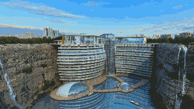 深坑酒店历时几年建成,深坑酒店世界上最豪华酒店