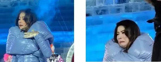 陈慧琳冻到表情失控,陈慧琳参加了什么晚会穿羽绒服