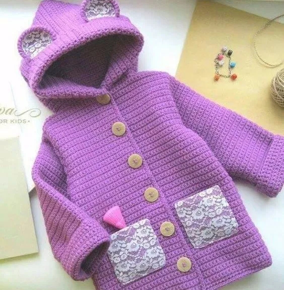 儿童马甲毛衣编织教程简单大方,儿童双色线从上往下织毛衣简单