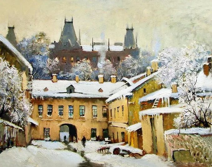 西欧大师画家的风景油画作品,卢卡斯风景油画作品