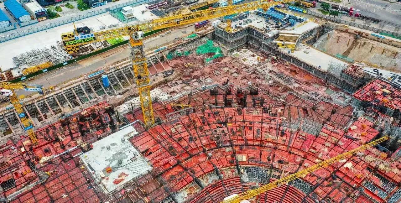 恒大足球场工地施工建设最新进度,广州恒大足球场最新进度