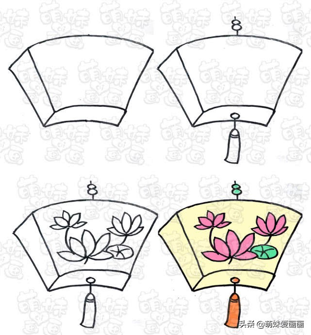 元宵节的灯笼怎么画好看,元宵节的灯笼怎么画又简单又好看