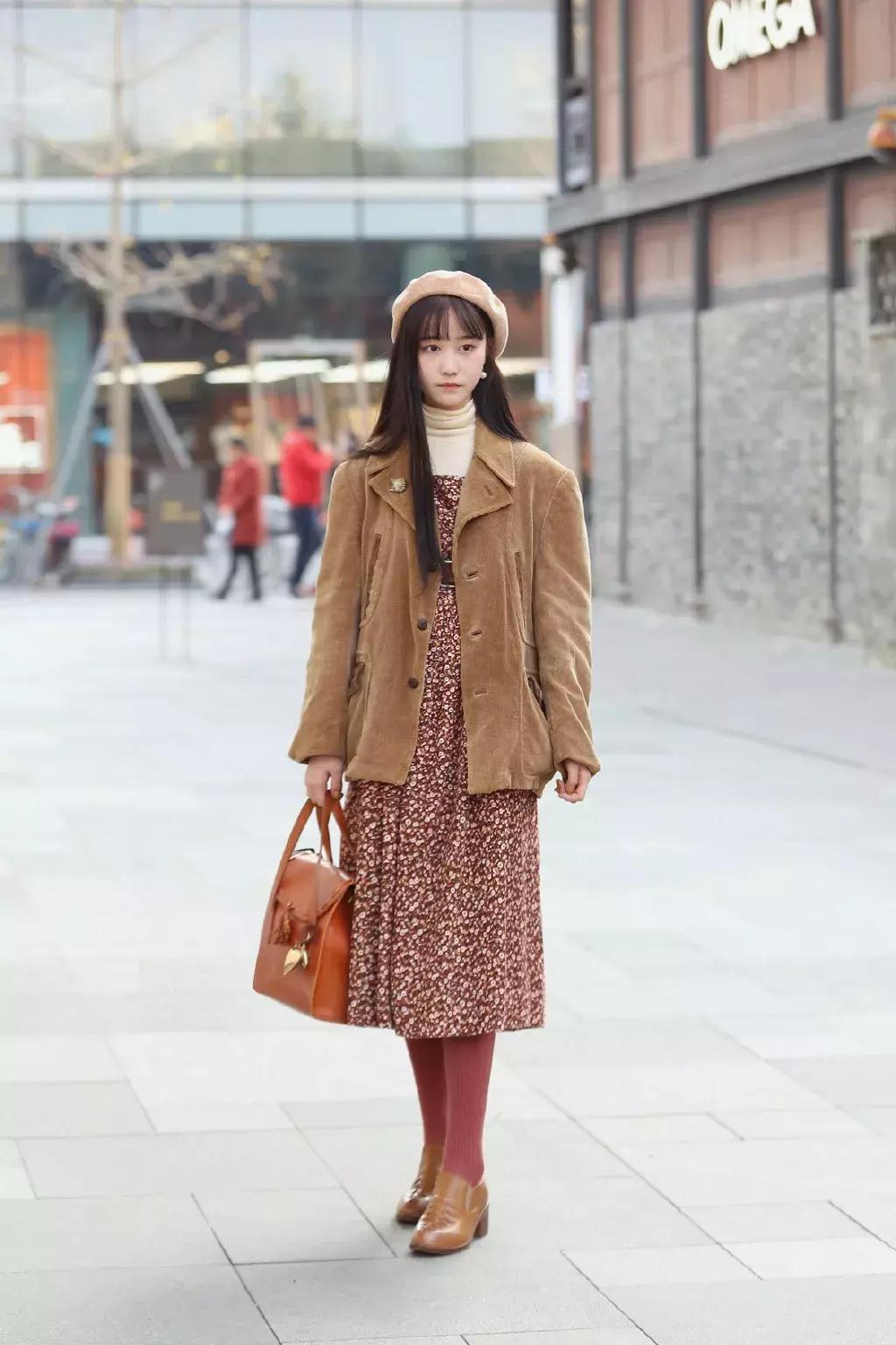 夏季初恋法式复古气质长裙,温柔风初恋系连衣裙冬季穿搭