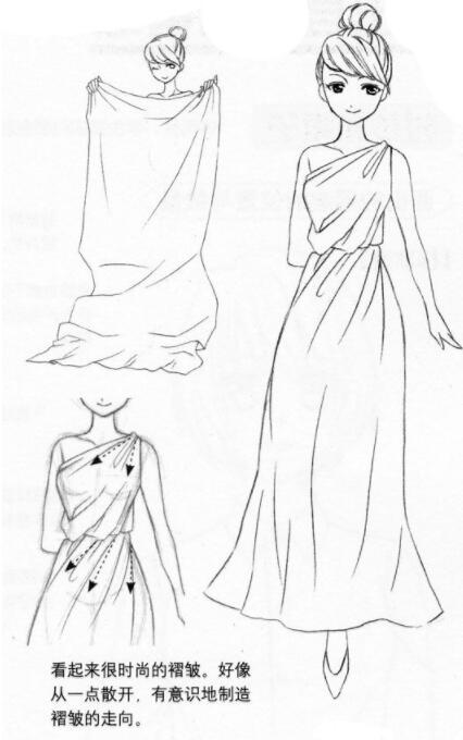 绘画衣服褶皱的小教程你学会了么,不用熨斗10分钟去除衣服褶皱图解
