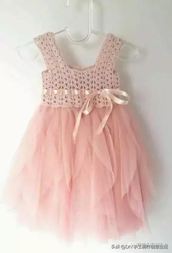 布艺手工制作蓬蓬裙,钩织裙子视频