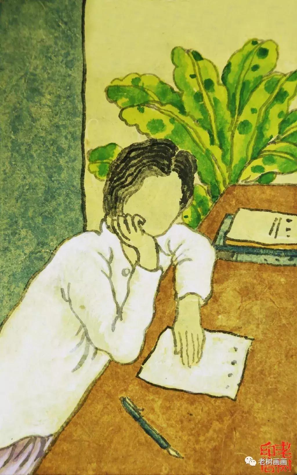 老树｜去冬约见面，今年暮春时。伊人知何处，桐花在青枝