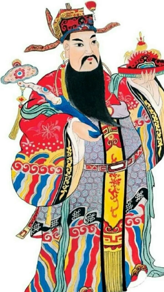财运亨通财神爷图片超清壁纸,财神爷高清壁纸全面屏手机