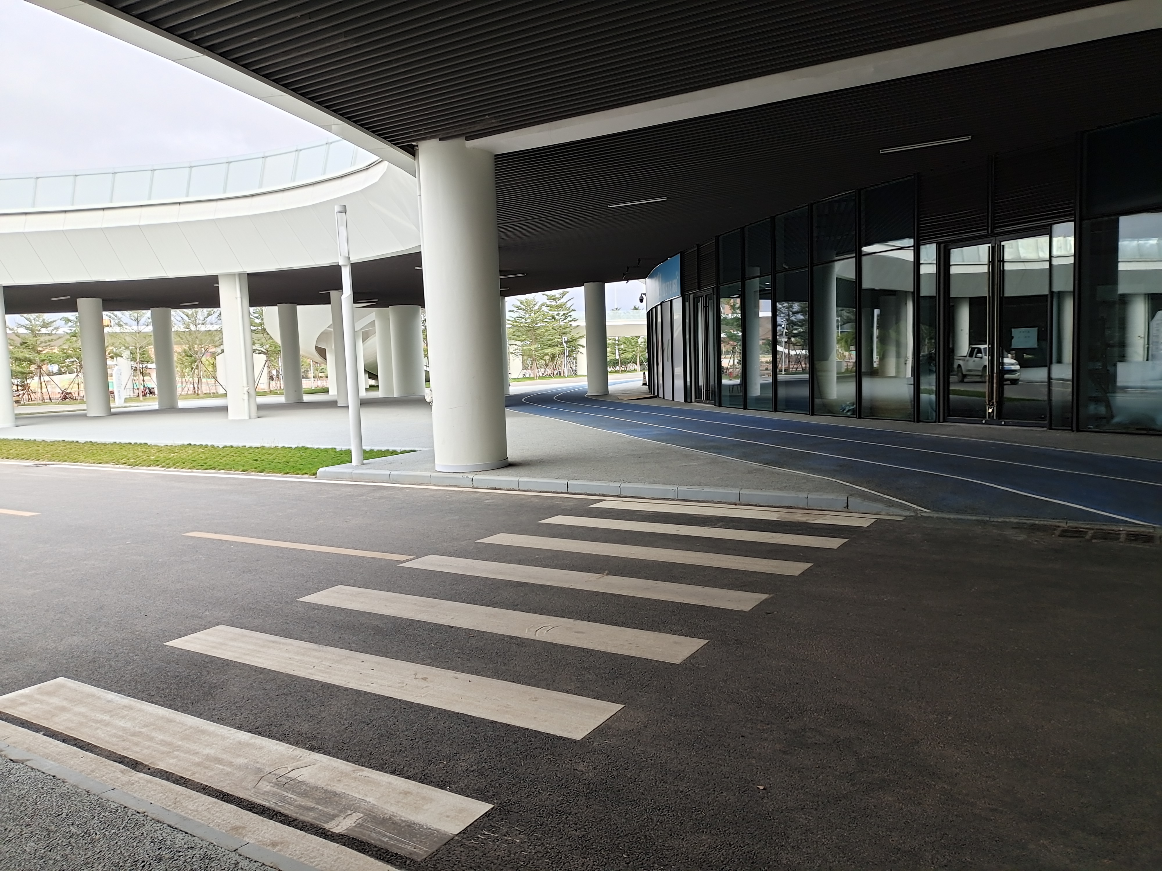 晋江市第二体育中心参观,晋江市第二体育馆全景