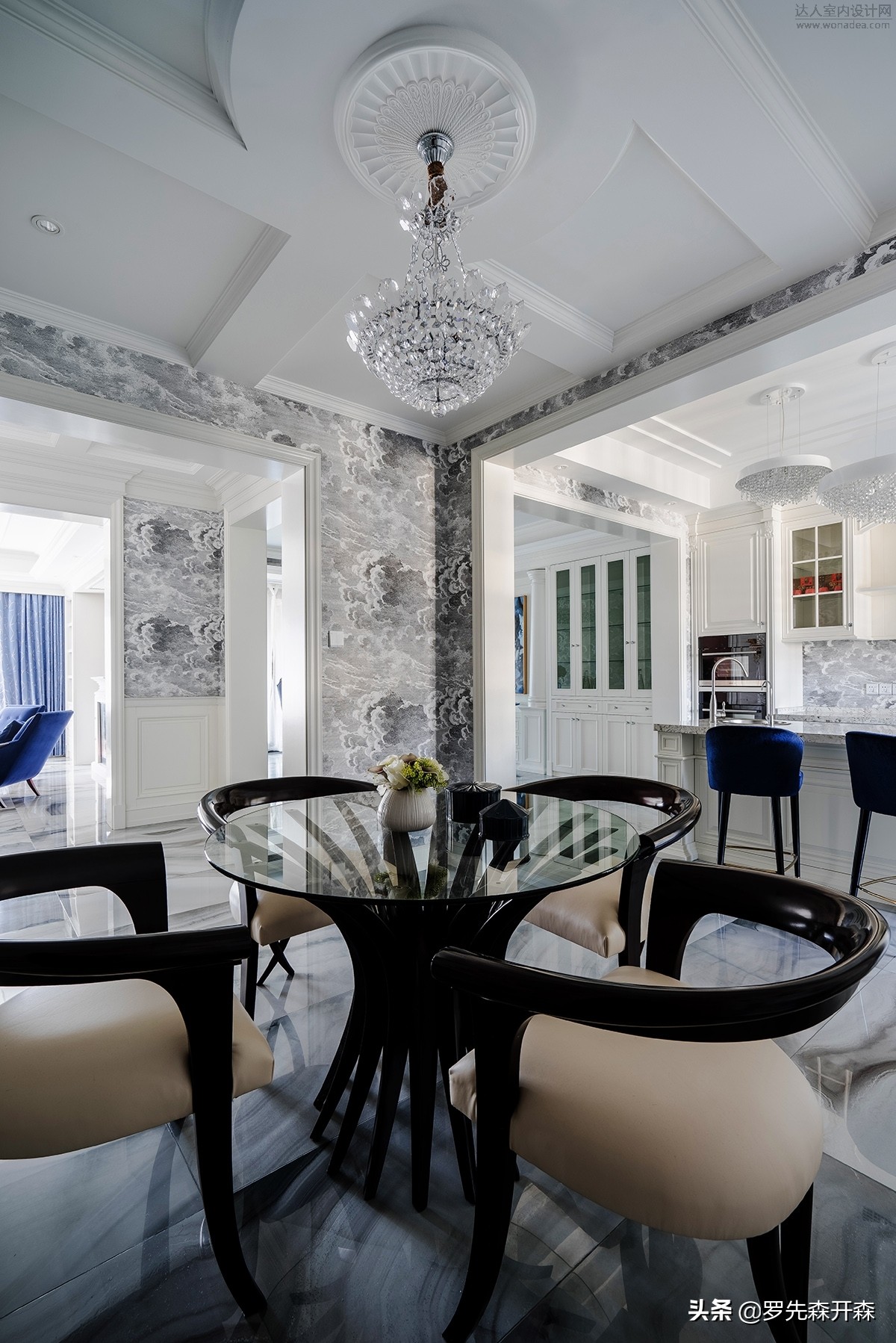 上海127平米轻奢装修效果图,上海140平新中式装修效果图