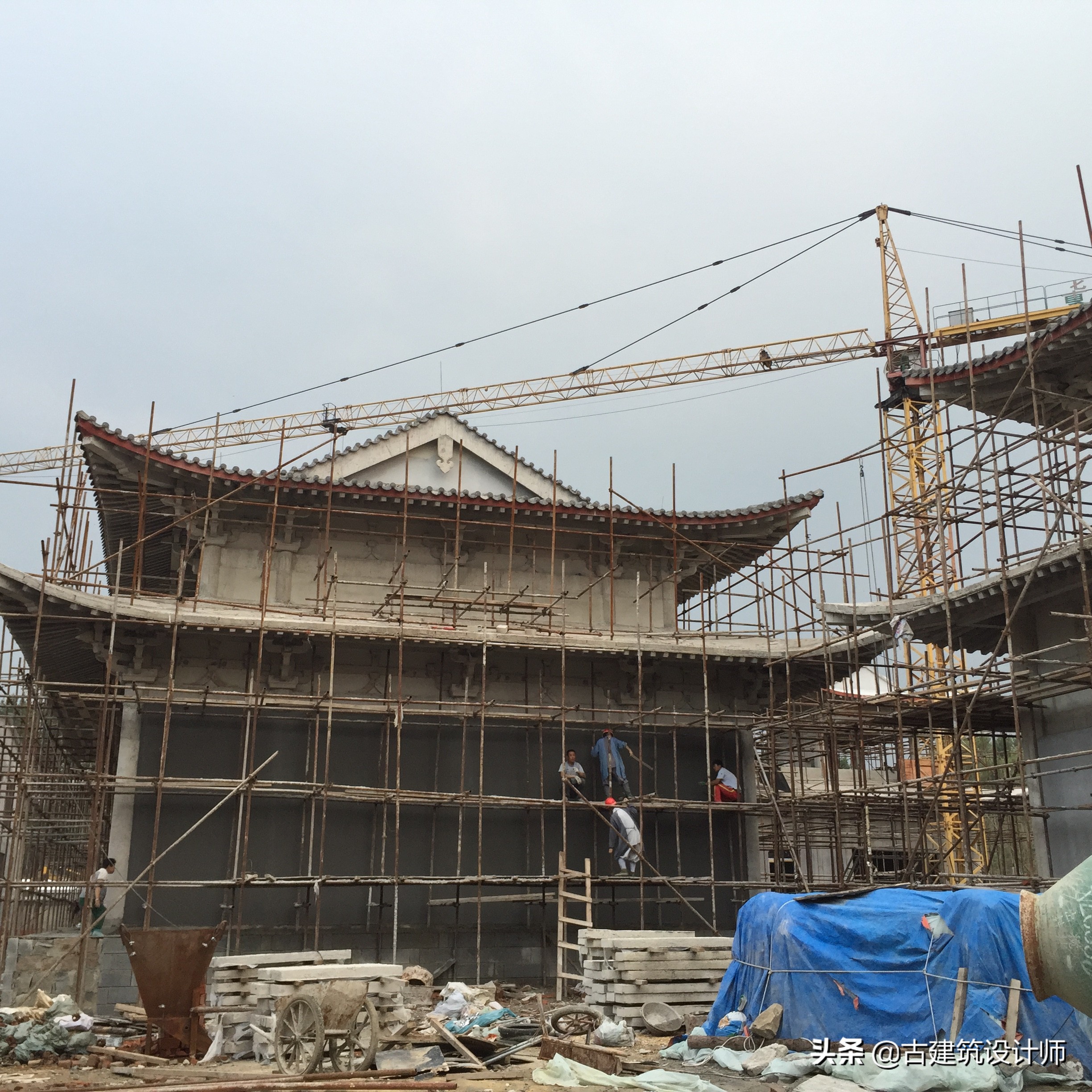 中国钢结构仿古建筑发展现状,仿古建筑混凝土框架结构施工