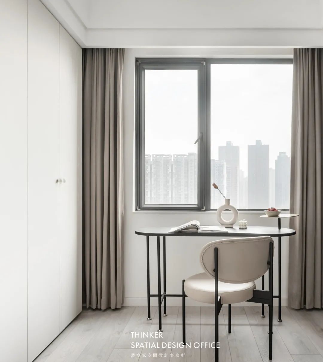 首发丨裹上舒缓奶油色,她的家柔软又高级