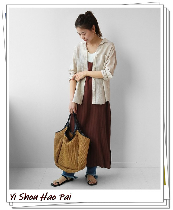 防晒亚麻开衫格子中长,亚麻防晒开衫