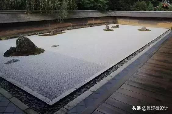 日本最有名枯山水庭院,日本枯山水效果图