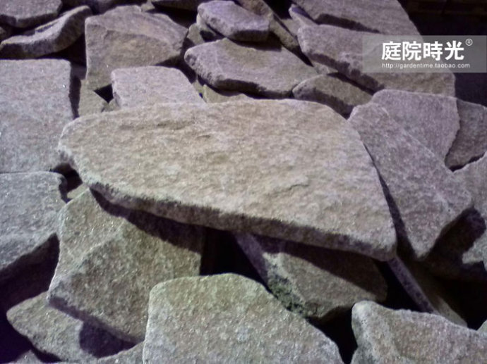 中式庭院古代老石板铺装,庭院铺装样式区域颜色搭配