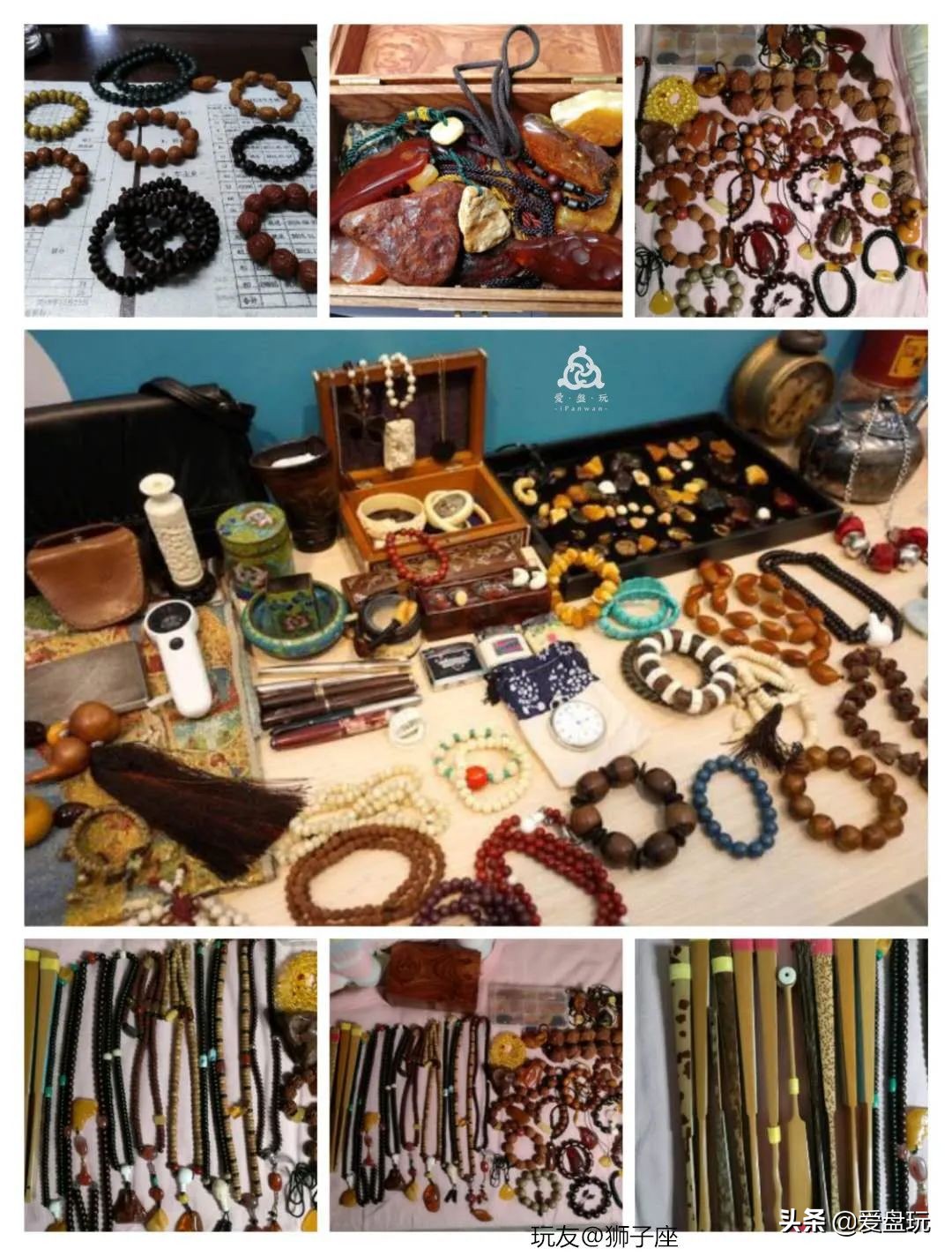 奶奶盘了30年的菩提手串,盘了40年菩提根手串