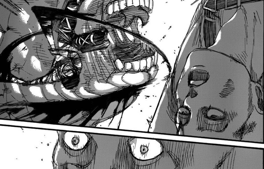 进击的巨人135话，历代九大巨人登场，三笠开启战神模式