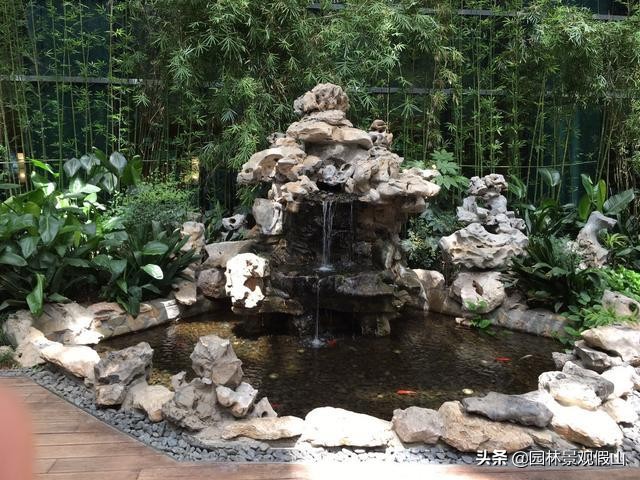 假山水池如何制作,屋顶假山水池设计