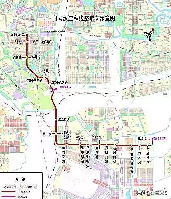 郑州地铁三号线二期地铁开通时间,郑州7号地铁往南延伸是几号地铁