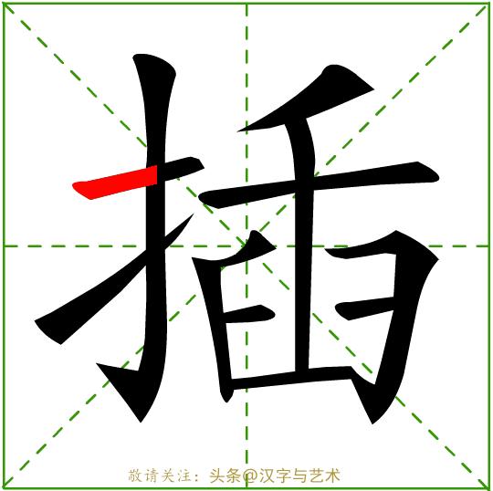 正确的汉字基本笔画顺序图表,汉字笔画顺序口诀幼儿园