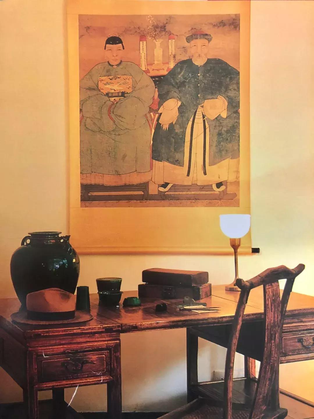 古典家具现代空间书房,古典家具与现代空间书房