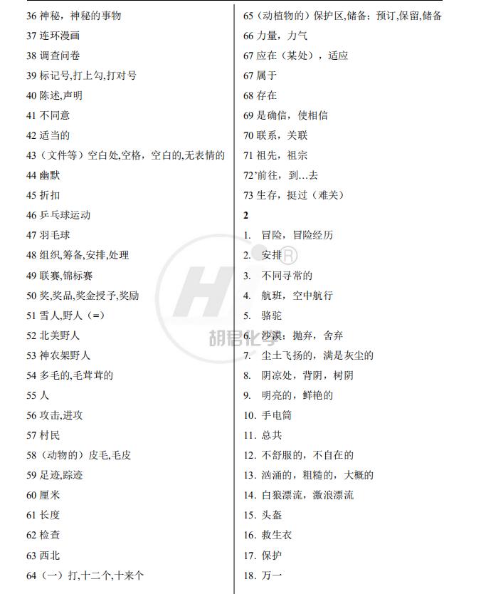 精品知识：高中英语模块必修+选修单词表（自主默写版）转给孩子