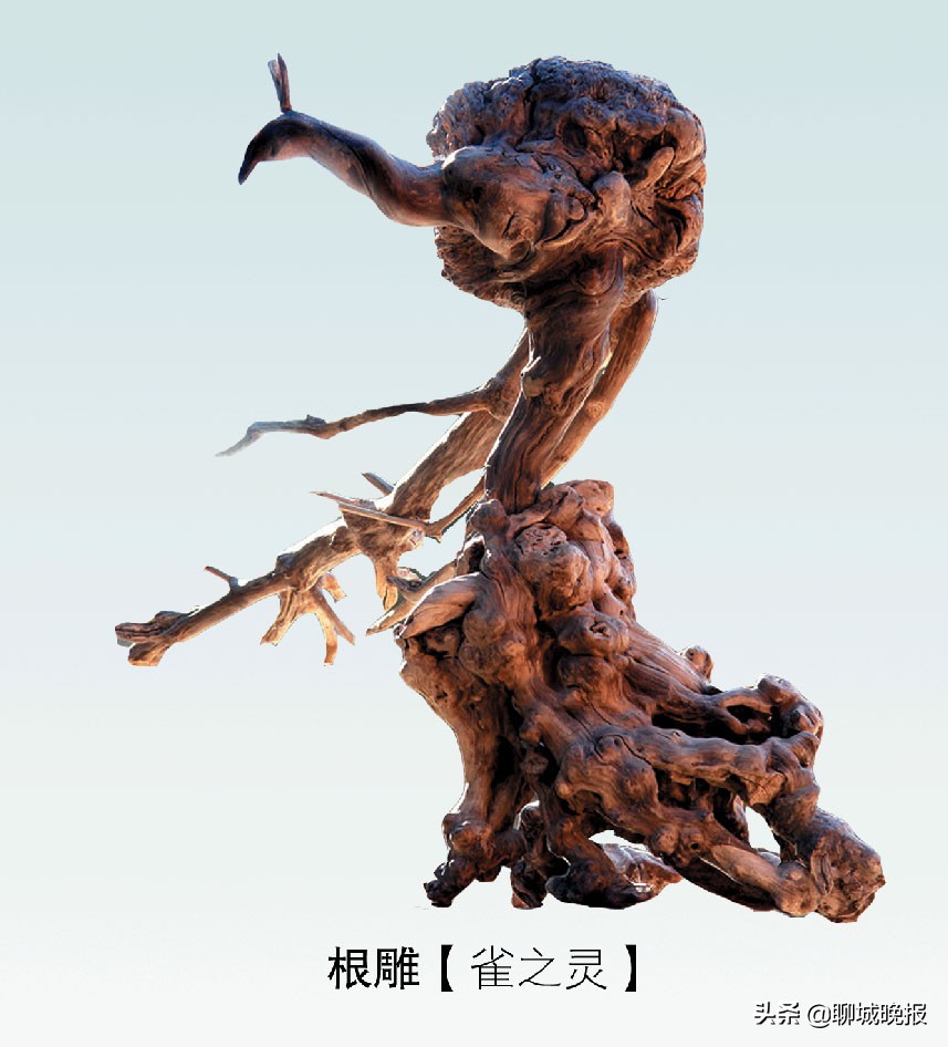 阳谷根雕：父子接续传承塑造根之大美