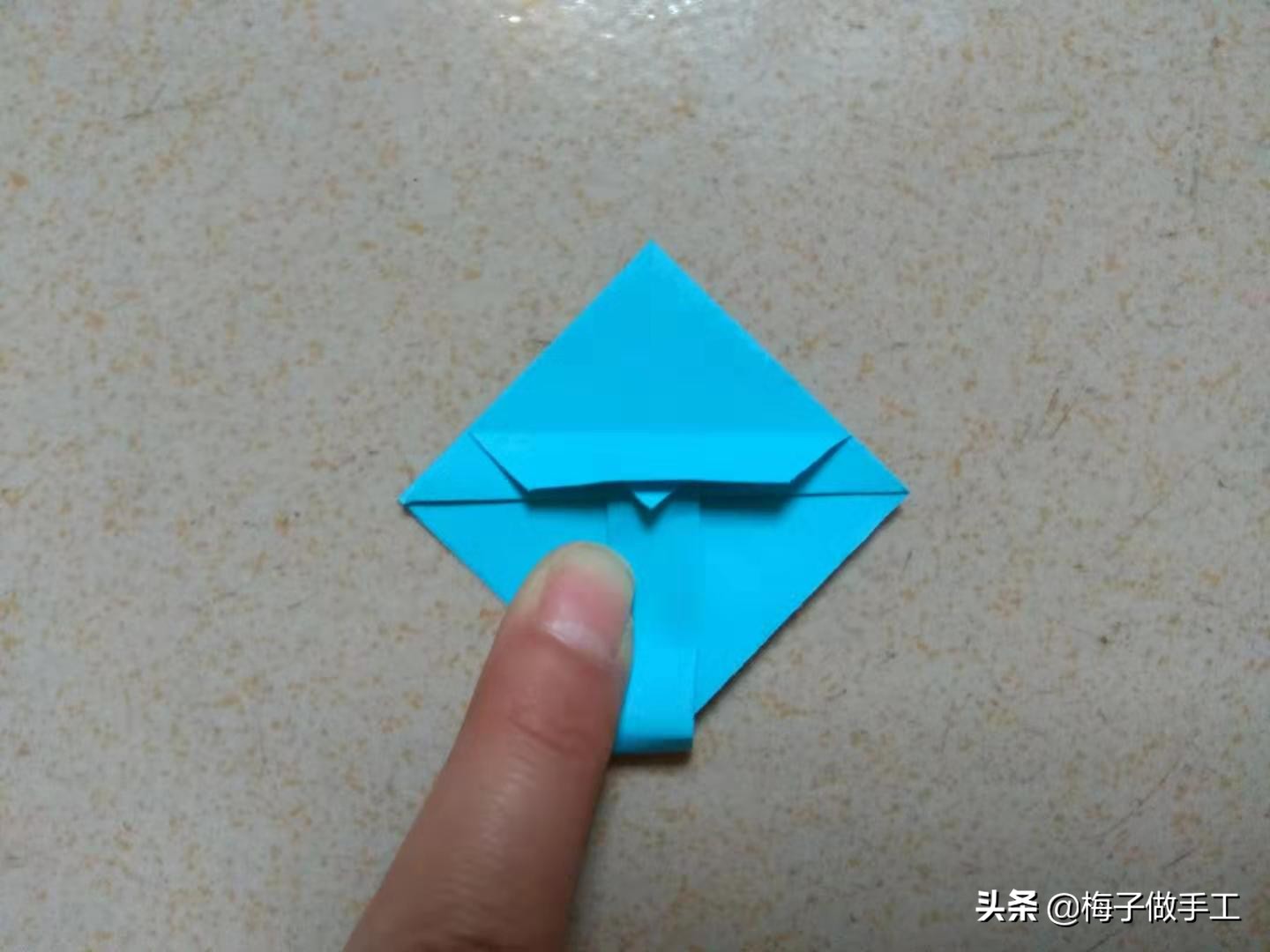 折花篮简单又漂亮不用胶水一张纸,用纸折一个小花篮