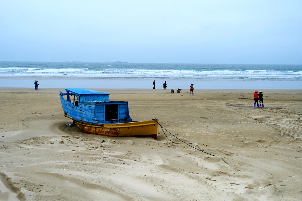 福建六鳌翡翠湾醉美沙滩,六鳌翡翠湾海滩