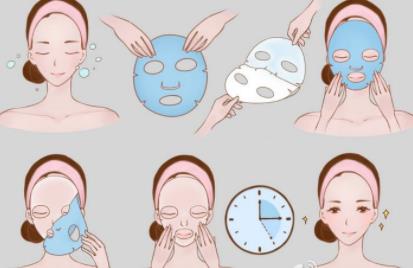 面膜怎么敷才服帖效果好,面膜六种膜布优缺点图片