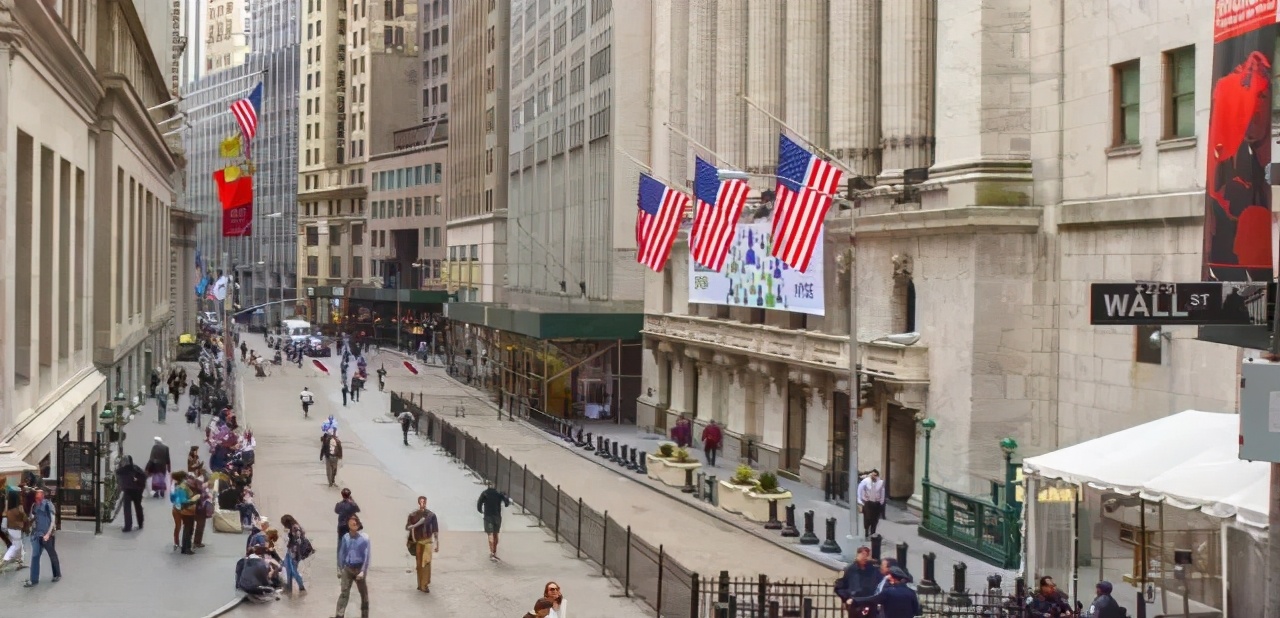 美国纽约的曼哈顿,纽约曼哈顿岛全景