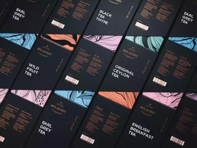 创意茶叶礼盒包装图片大全,有意境复古的茶叶包装