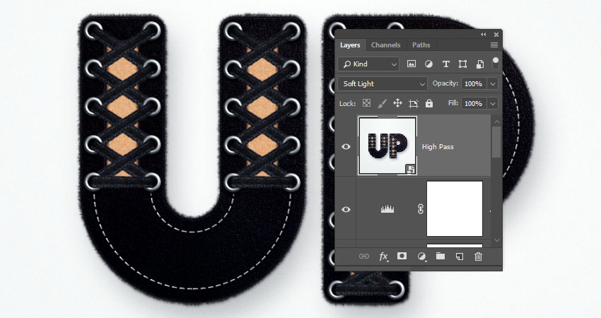 ps怎么做创意字体描边,ps鞋带花边怎么设计