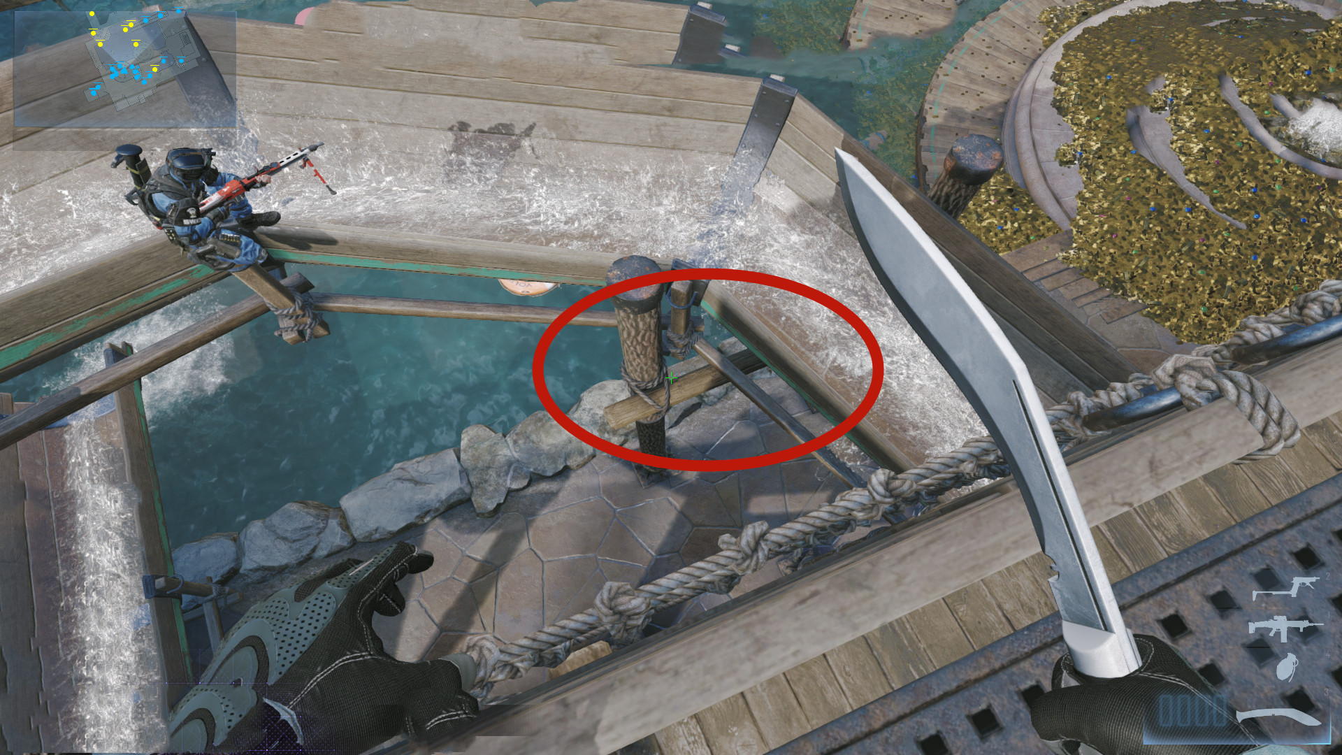 穿越火线生化酒店的藏身点,保证你躺着变猎手不是问题