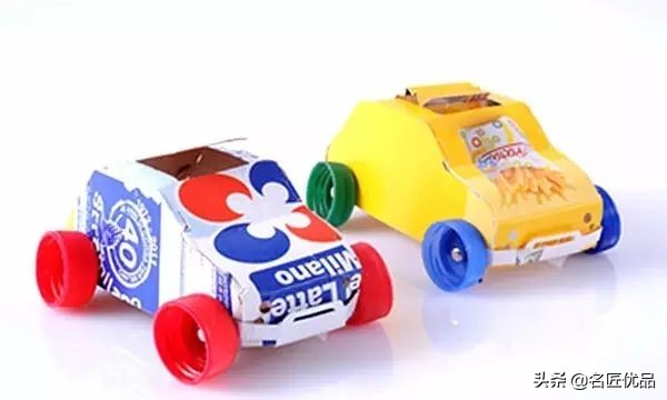 亲子手工牛奶盒,牛奶盒子可操作的手工