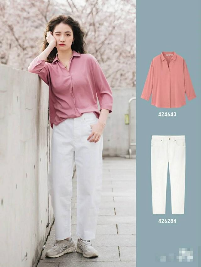 直筒裤穿搭优衣库,优衣库细条纹裤的最佳搭配