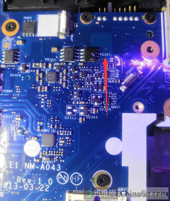 联想e431主板电源维修视频,联想e431短路不开机
