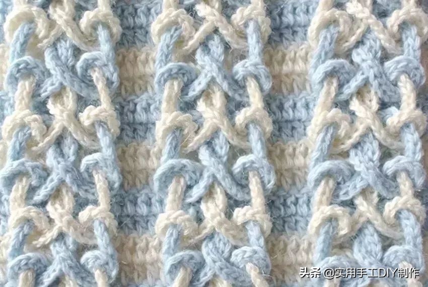 钩辫子针编织教程,钩织辫子针收尾教程视频