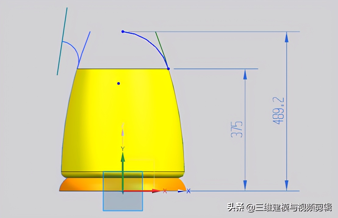 ug曲面之水龙头手把建模视频教程,ug12.0水壶要怎样画