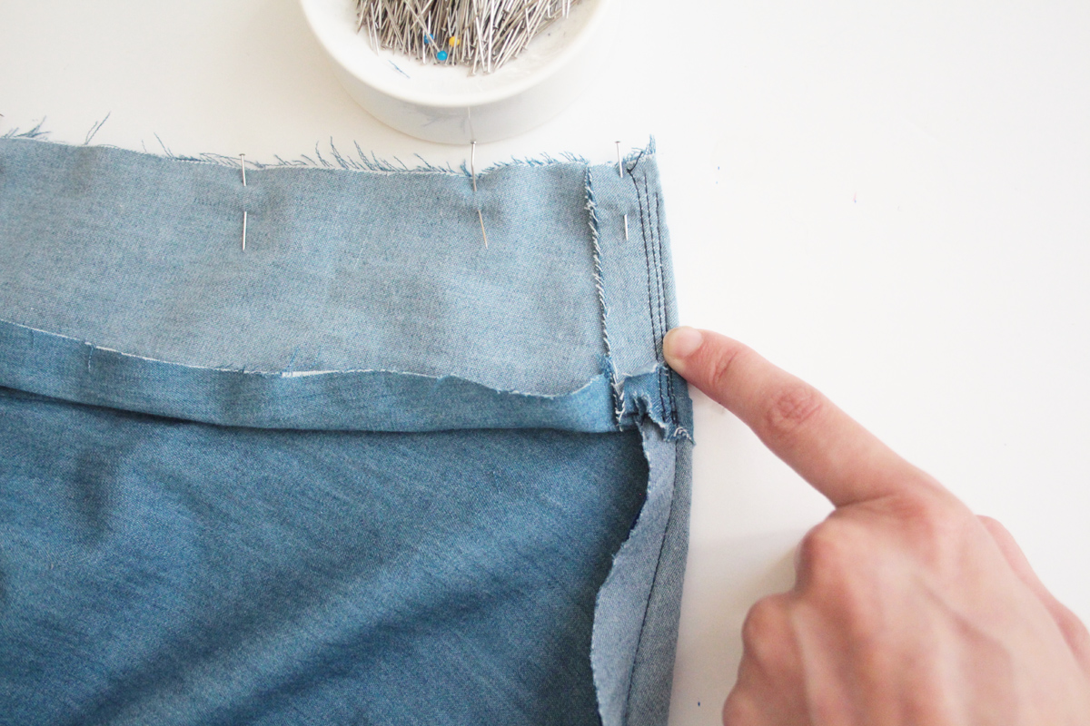 怎么把裙子后面的拉链改成绑带,裙子侧边怎么装拉链最简单方法