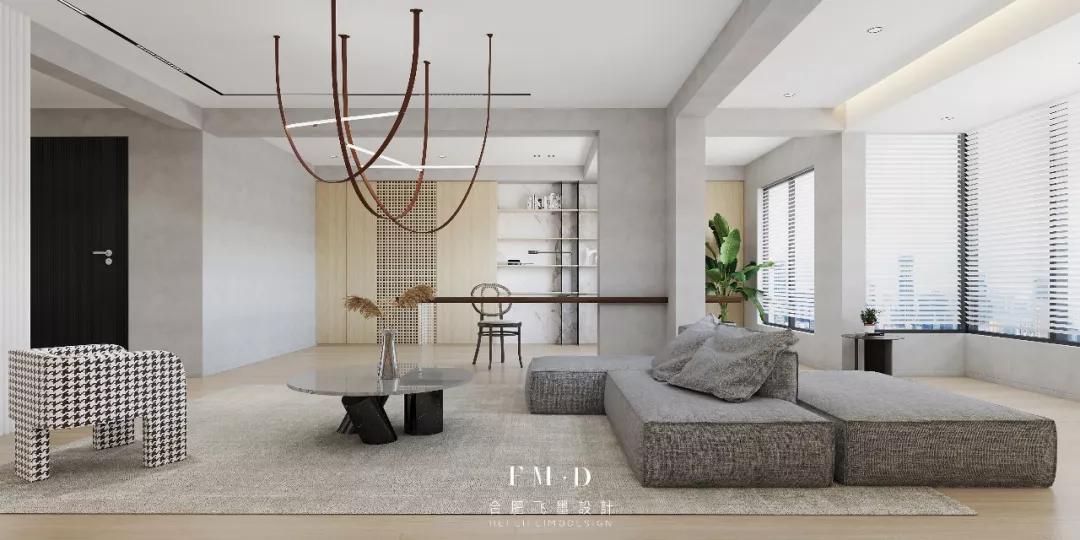 沙发不靠墙的简单装修风格效果,沙发不靠墙的客厅该怎样设计好看