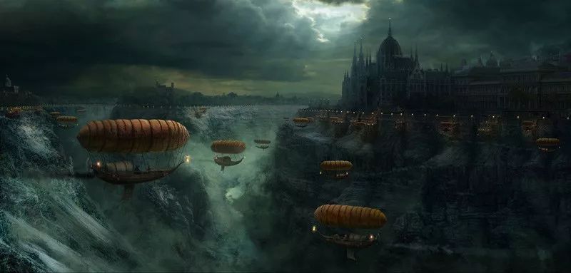 蒸汽朋克风创意美术,蒸汽朋克幻想风格