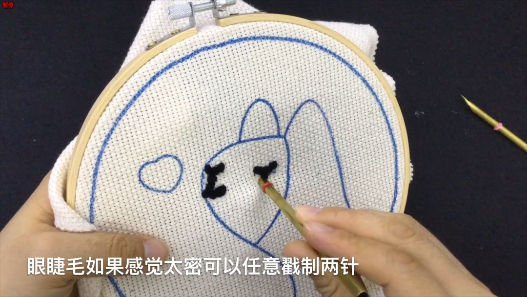 diy刺绣小图案戳戳绣,刺绣文化戳戳绣