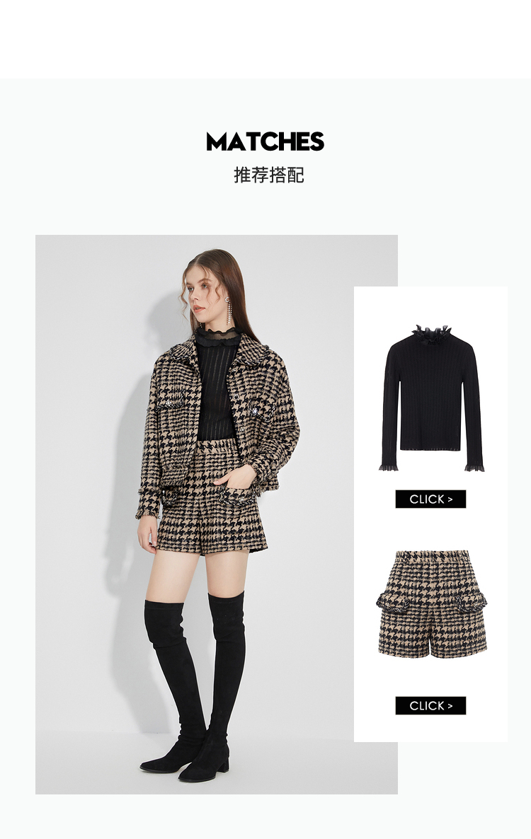 小香风羽绒外套女款中长款莱茵,女款小香风外套冬修身莱茵