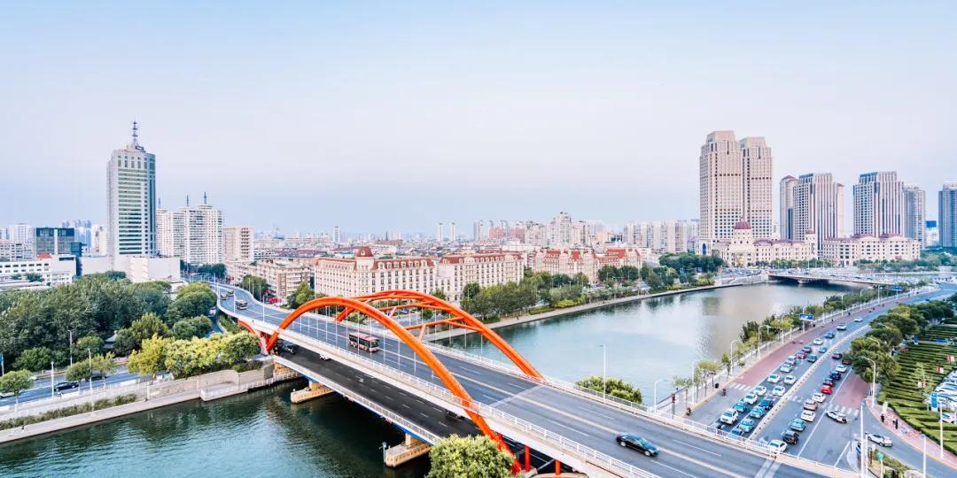 天津绝美夜拍,天津超美晚霞